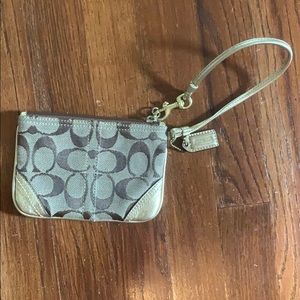 Coach C wristlet